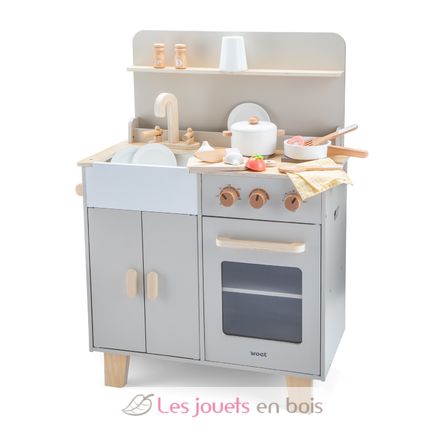 Kitchenette grey beige NCT11080 New Classic Toys 7