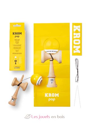 Krom Kendama Pop Lol Yellow KROM-PL-YEL KROM Kendama 7