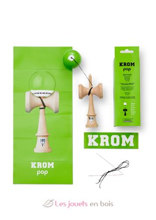 Krom Kendama Pop Lol Lime Green KROM-PL-LG KROM Kendama 7