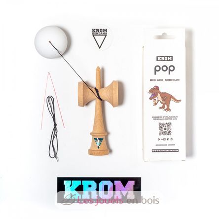 Krom Kendama Pop White KROM-POP-WHI KROM Kendama 2