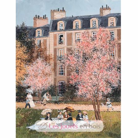 Afternoon in Parc Monceau by Delacroix A1248-350 Puzzle Michele Wilson 5