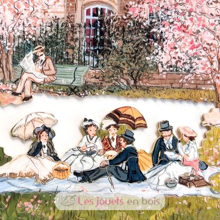 Afternoon in Parc Monceau by Delacroix A1248-350 Puzzle Michele Wilson 4