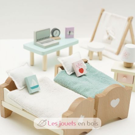 Childrens Bedroom set for dolls house TV-ME061 Le Toy Van 3