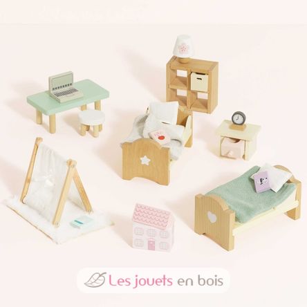 Childrens Bedroom set for dolls house TV-ME061 Le Toy Van 4