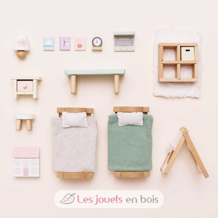 Childrens Bedroom set for dolls house TV-ME061 Le Toy Van 2