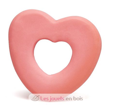 Rubber teething ring - Heart LA00502 Lanco Toys 1