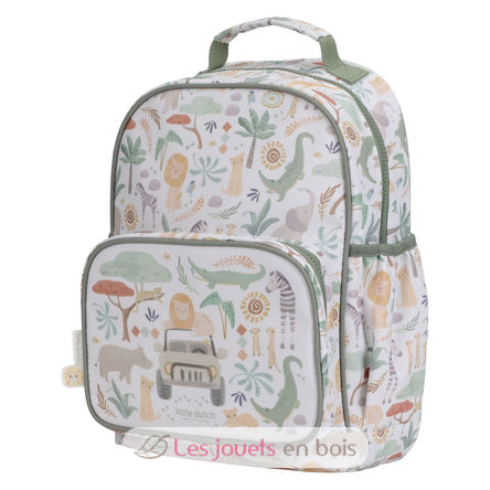 Large Backpack Safari Friends LD4920 Little Dutch 4