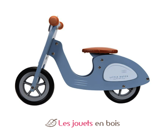 Draisienne en acier Bleu Matte (2 ans et +) Little Dutch - Dröm