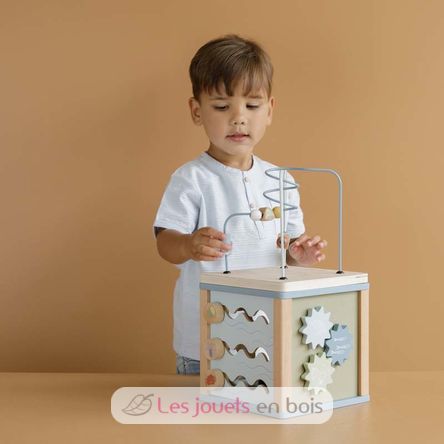 Wooden Activity Cube Ocean LD7029 Little Dutch 4