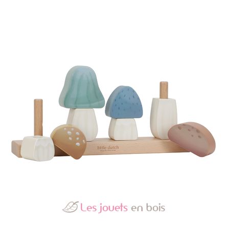Stacking puzzle mushrooms Forest Friends LD7230 Little Dutch 2