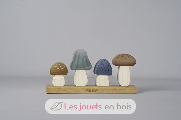 Stacking puzzle mushrooms Forest Friends LD7230 Little Dutch 9