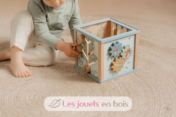 Wooden Activity Cube Forest Friends LD7231 Little Dutch 9