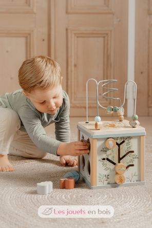 Wooden Activity Cube Forest Friends LD7231 Little Dutch 10