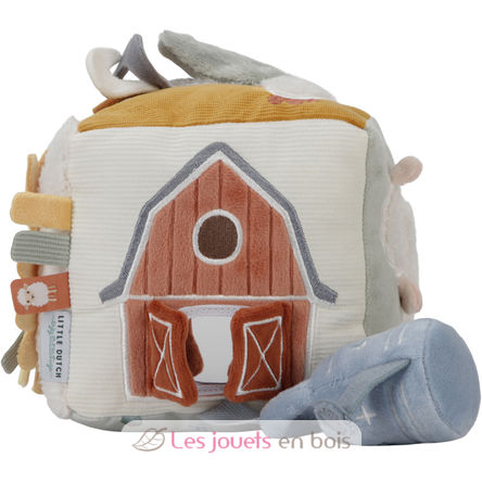 Soft activity cube Little Farm LD8809 Little Dutch 4