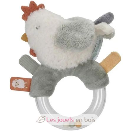 Rattle ring chicken Little Farm LD8814 Little Dutch 1