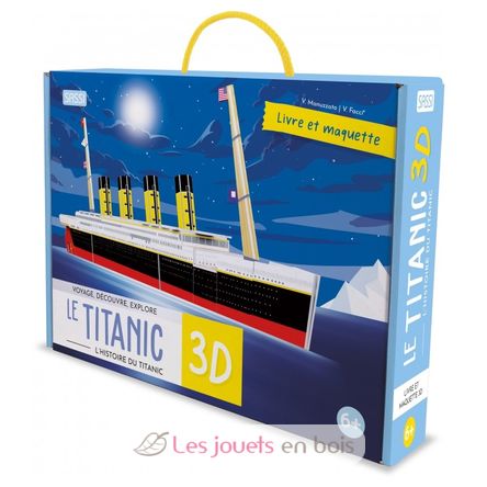 Woodcraft - Puzzle 3D en bois Titanic