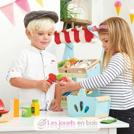 Grocery Set & Scanner TV326B Le Toy Van 2