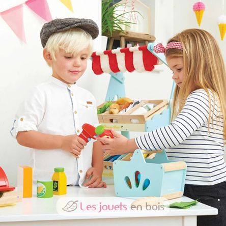 Grocery Set & Scanner TV326 Le Toy Van 2