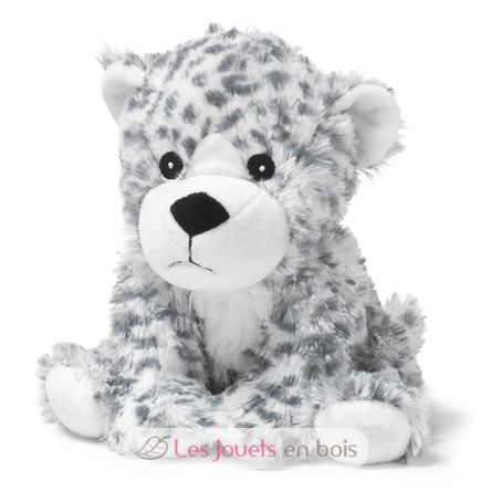 white leopard hot water bottle plush WA-AR0258 Warmies 1