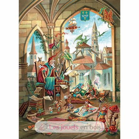Apprentice wizards by Magnin K1389-50 Puzzle Michele Wilson 2