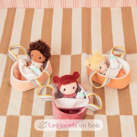 Méla fabric doll with carrycot LL83724 Lilliputiens 6