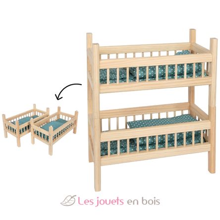 Natural doll’s bunk bed LE12822 Small Foot company 6