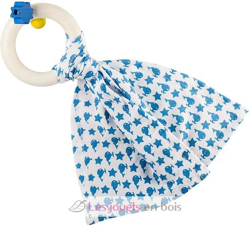 Rattle blanket Bib0+ blue EFK-120-000-605 Little Big Things 1