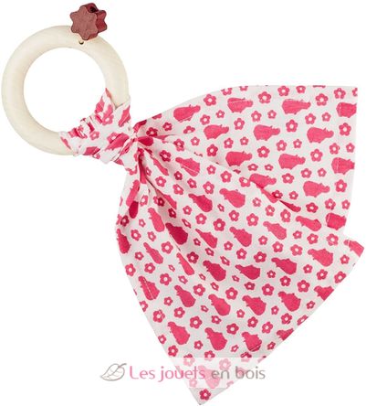 Rattle blanket Bib0+ pink EFK-120-000-604 Little Big Things 1