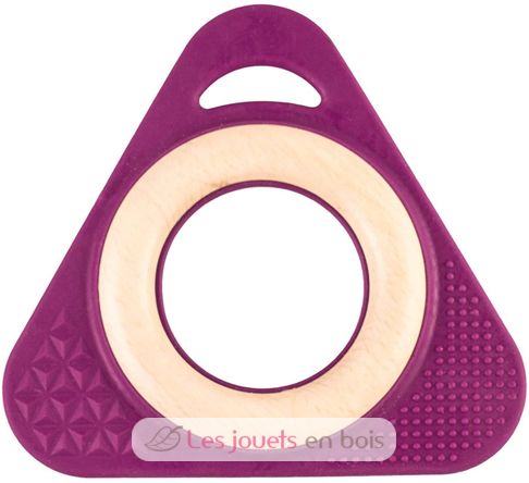 Rattle Triangle - Purple Tri0+ EFK-120-000-202 Little Big Things 1