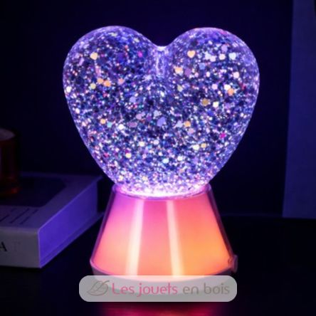 Heart Magic Glow glitter lamp LL-GLOWHEART Little L 3