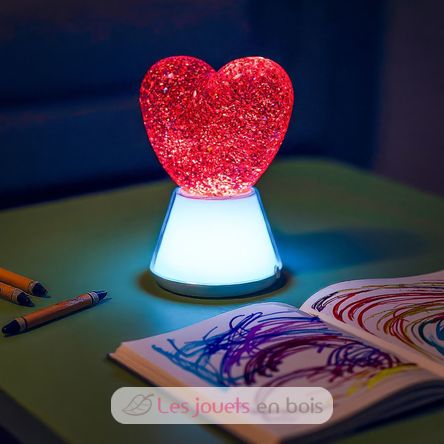 Heart Magic Glow glitter lamp LL-GLOWHEART Little L 5
