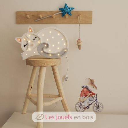 Little Lights Cat Lamp White LL003-001 Little Lights 7