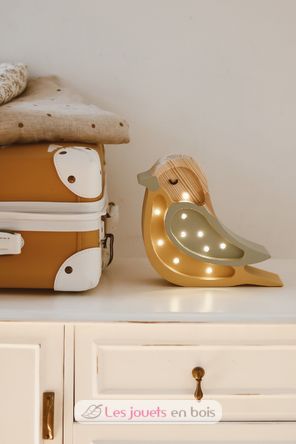 Little Lights Bird Lamp Khaki Mustard LL054-398 Little Lights 2