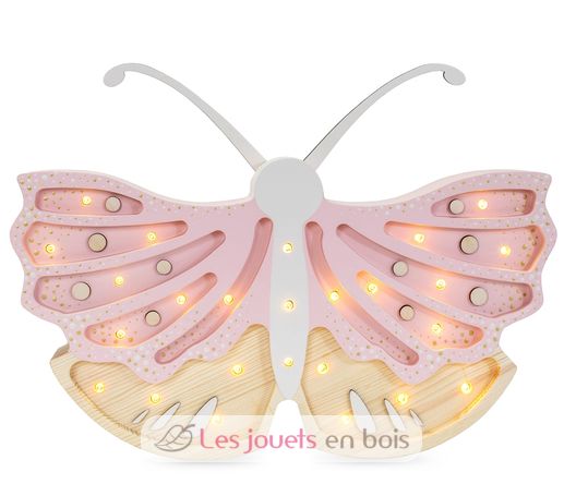 Little Lights Butterfly Lamp Strawberry Cream LL073-206 Little Lights 1