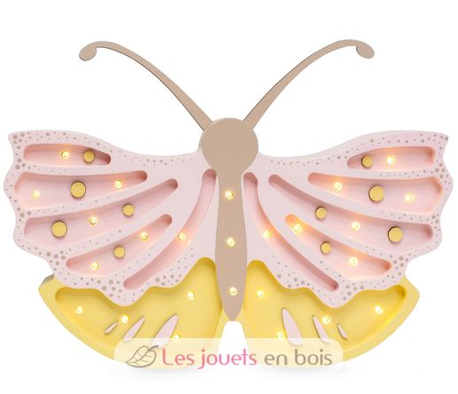 Little Lights Butterfly Lamp Honey Rose LL073-398 Little Lights 1