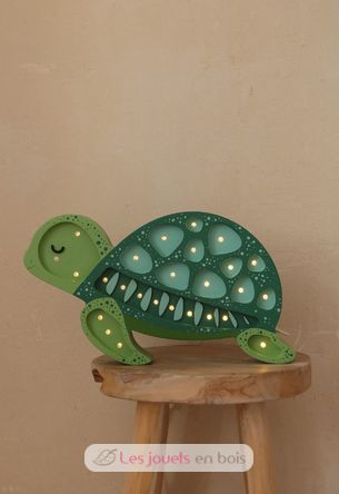 Little Lights Turtle Lamp Ocean Green LL077-336 Little Lights 2