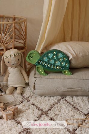 Little Lights Turtle Lamp Ocean Green LL077-336 Little Lights 4