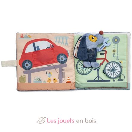 Activity book Jules garage LL83585 Lilliputiens 4