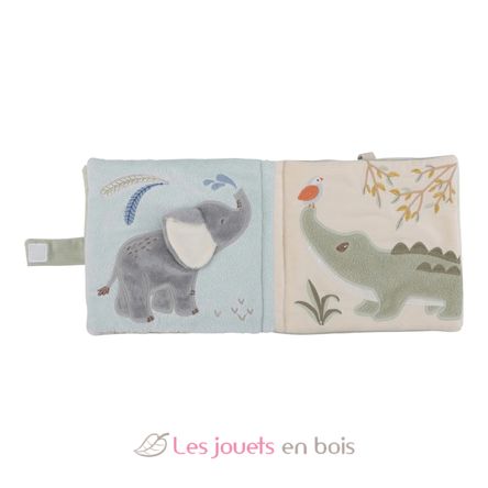 Soft activity book Safari Friends LD8307 Little Dutch 5
