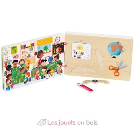Wooden puzzle book Activities V7910 Vilac 3