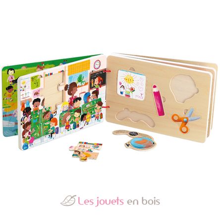 Wooden puzzle book Activities V7910 Vilac 2