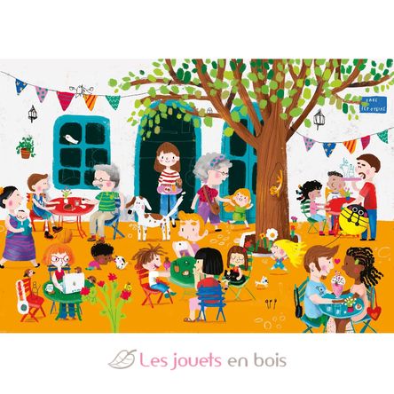 Wooden puzzle book Activities V7910 Vilac 5