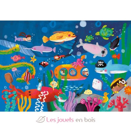 Wooden puzzle book The journey V7912 Vilac 5