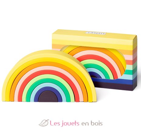 Rainbow full color stacking toy LL013-001 Little L 6
