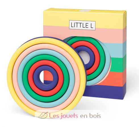 Bright colors silicone circles LL025-001 Little L 3