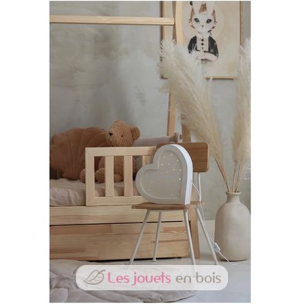 Little Lights Heart Lamp white LL026-001 Little Lights 2