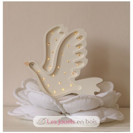 Little Lights Dove Lamp white LL076-001 Little Lights 5