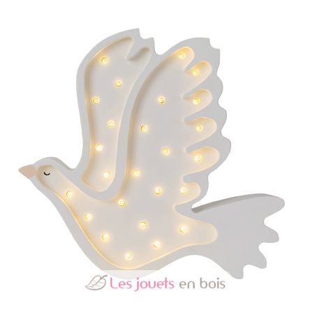 Little Lights Dove Lamp white LL076-001 Little Lights 1