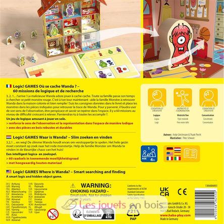 Logic Games Where is Wanda? HA1306806003 Haba 6