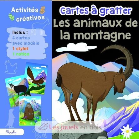 Scratch Art Mountain animals PI-7593 Piccolia 1